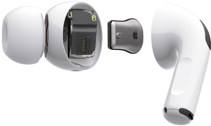 Casti Apple MWP22ZM/A AirPods Pro, True Wireless bluetooth, In-Ear